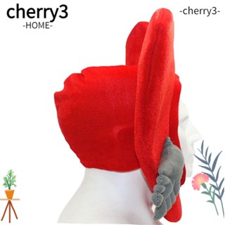 Cherry3 หน้ากาก รูปหัวใจ ผ้ากํามะหยี่ขนนิ่ม สําหรับตกแต่งปาร์ตี้