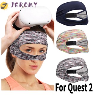 Jeromy ชุดหูฟัง VR กันลื่น ปรับขนาดได้ อุปกรณ์เสริม สําหรับ Meta Quest