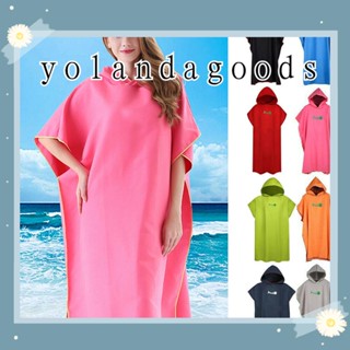 ☆YOLA☆ Microfiber Surf Poncho Summer Dress Hooded Wetsuit Beach Changing Towel Swimming Bathing Surfing Quick-Dry Women Men Fashion Bathrobe Hot  Towel Robe/Multicolor