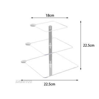 [Kesoto2] ชั้นวางคัพเค้กอะคริลิค 3 ชั้น สําหรับครบรอบ งานอีเวนท์ ขนมหวาน