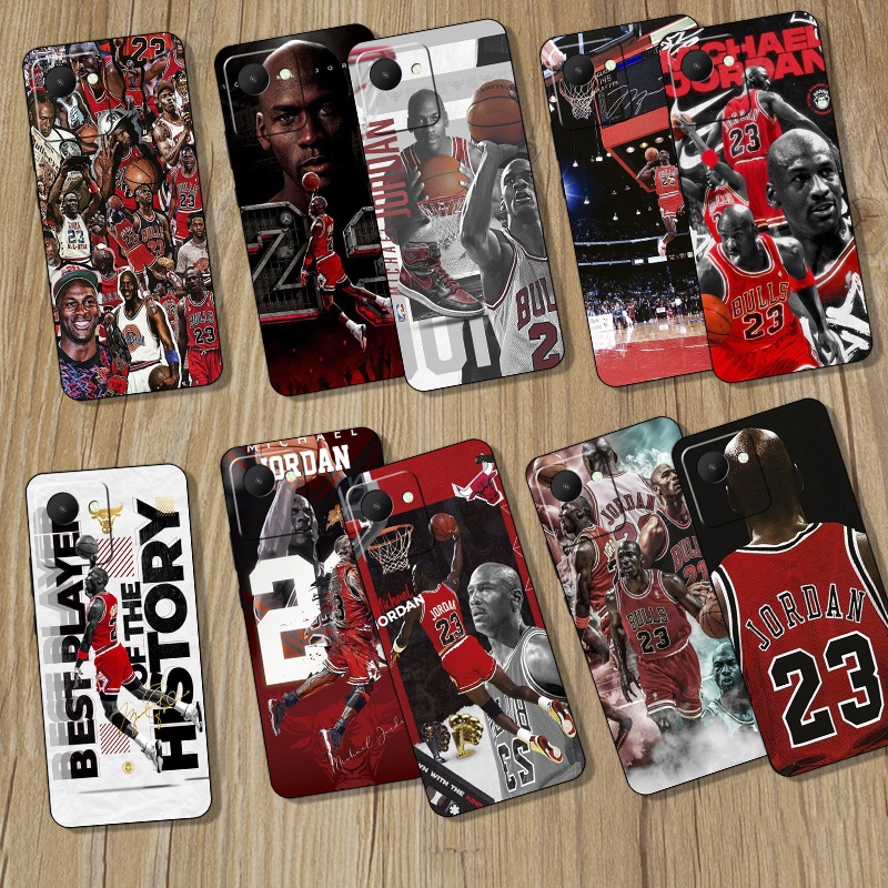 สําหรับRealme C25S C30 C30S C31 C33 AA39 nba Michael Jordan TPU soft Shellป้องกันกรณี