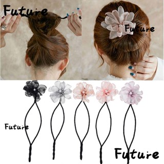 New Hair Styling DIY Braid Tool Hairdisk Quick Bun Maker Twist Foam Sponge Magic Flower Donut