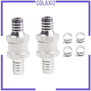 [Colaxi2] เช็ค 2 ชิ้น พร้อมแคลมป์หนีบท่อ 4 ชิ้น อุปกรณ์เสริม สําหรับรถยนต์