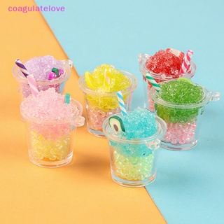 Coagulatelove จี้พวงกุญแจเรซิ่น รูปการ์ตูนน้ําแข็ง เรืองแสง DIY สําหรับตกแต่ง