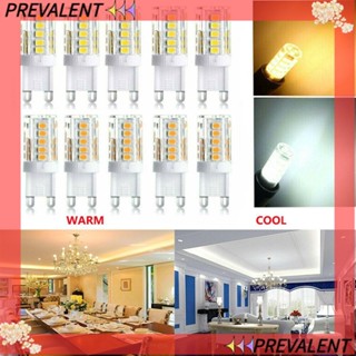 Preva หลอดไฟ LED G9 SMD2835 33 ดวง สีขาวอบอุ่น 10 ชิ้น