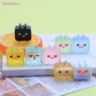 Thevantin จี้เรซิ่น รูป TV Ch เรืองแสง ขนาดเล็ก สําหรับทําเครื่องประดับ ต่างหู DIY 3 ชิ้น