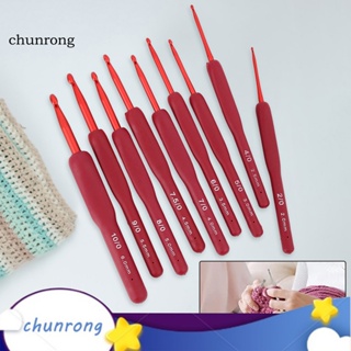 Chunrong ตะขอซิลิโคน สําหรับถักโครเชต์