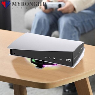 Myronghd แถบไฟ RGB ฐาน LED สําหรับเกมคอนโซล PS5