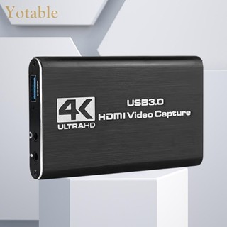 [Yotable.th] การ์ดบันทึกเกม USB3.0 HD HDMI สําหรับกล้อง DVD