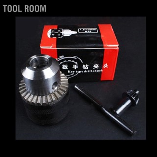 Tool Room หัวจับดอกสว่านชนิดกุญแจสแตนเลส หัวจับดอกสว่านไฟฟ้าขนาดเล็กพร้อมประแจสำหรับยึดชิ้นส่วน