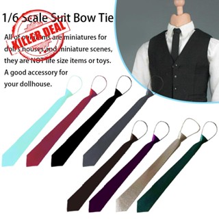 โมเดลเสื้อเชิ้ตสูท ประดับโบว์ พิมพ์ลาย สเกล 1/6 สําหรับผู้ชาย B2Q6