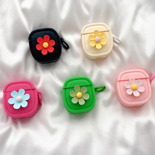 เคสหูฟัง แบบนิ่ม ลายดอกไม้น่ารัก ถอดออกได้ สําหรับ AirPods 2 Pro 3 Pro2 AirPod 2