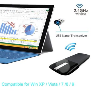 เมาส์ไร้สายบลูทูธ 2.4GHz Arc Touch 2 Generation แบบพับได้ สําหรับ Microsoft Mouse Wireless