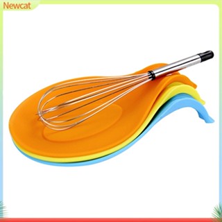{Newcat} ที่วางช้อนส้อม ซิลิโคน ทนความร้อน สําหรับห้องครัว