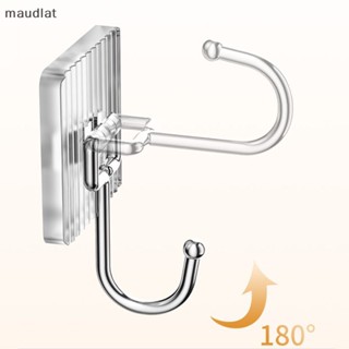 Maud ตะขอแขวนผ้าขนหนู อะคริลิคใส แบบติดผนังห้องน้ํา ไม่ต้องเจาะ 5 ชิ้น