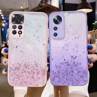 เคสซิลิโคน ประดับเลื่อมกลิตเตอร์ กันกระแทก สําหรับ Xiaomi Redmi Note 11 Pro Plus 11s 11T Redmi 10C