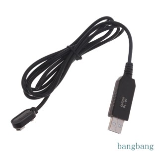 Bang สายชาร์จแบตเตอรี่ 9V น้ําหนักเบา พร้อมอินพุต USB ไฟแสดงสถานะ LED ยาว 1 5 ม. 5 ฟุต สําหรับมัลติมิเตอร์ดิจิทัล