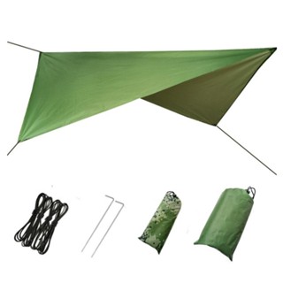 Camping Hammock And Tent Awning Rain Canvas Waterproof Mosquito Net Canopy