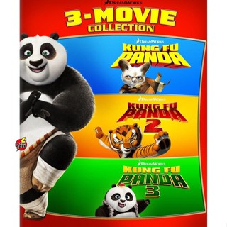 Bluray บลูเรย์ KUNG FU PANDA กังฟูแพนด้า จอมยุทธ์พลิกล็อค ช็อคยุทธภพ ภาค 1-3 Bluray Master เสียงไทย (เสียง ไทย/อังกฤษ ซั