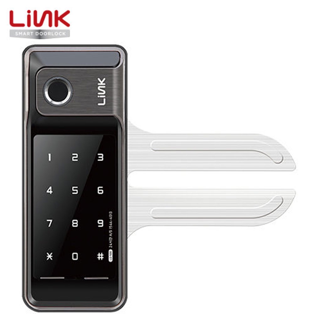 Link LG-500 Digital Glass Door Lock Key Tag Fingerprint Touch for Office Korea
