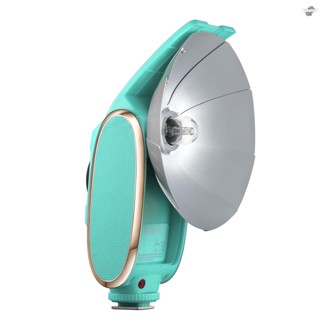 {fly} Godox Lux Senior Retro Camera Flash GN14 Color Temperature 6000K Auto &amp; Manual Flash Modes 1/1-1/64 Flash Power 28mm Focal Length Replacement for    Fujifilm Ol