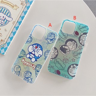 พร้อมส่ง ใหม่ เคสโทรศัพท์มือถือ ลายโดราเอมอน โดราเอมอน ขนมปัง หลากสี สําหรับ iphone14 promax 14 14pro 14plus 13 12 11 13PROMAX