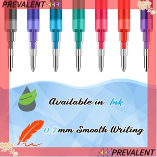 Preva ไส้ปากกาหมึก สีดํา เขียว ของขวัญ สําหรับสํานักงาน 7 ชิ้น