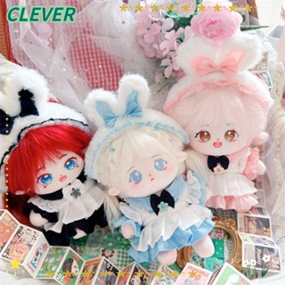 Clever ชุดมินิเดรสกระโปรง ผ้าฝ้าย 20 ซม. 3 สี สําหรับตุ๊กตา 3 สี