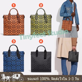 Gotham Tall Tote 24 CA184 CC096 พิมพ์คลาสสิก ผู้หญิง กระเป๋าถือ COAC H ความจุสูง กระเป๋าช้อปปิ้ง