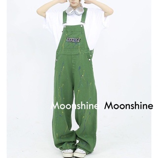 Moon  กางเกงขายาว คาร์โก้ กางเกง เชือกอเมริกันคลาสิค Cargo pants 2023 NEW สวยงาม fashion Stylish Korean Style A20M09U 36Z230909