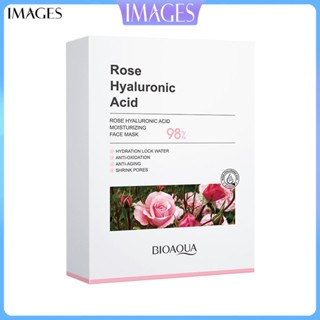 IMAGE ผลการให้ความชุ่มชื้นและชุ่มชื้น Rose Ingredient Hyaluronic Acid Ingredient Mask LB3LYZA023