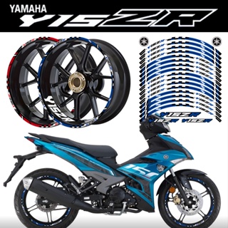 สติกเกอร์สะท้อนแสง ติดขอบดุมล้อ อุปกรณ์เสริม สําหรับรถจักรยานยนต์ Yamaha Y15ZR Y15 Y15ZR V2 Y15 V2