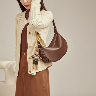 Bag New Genuine Leather Underarm Bag Womens High-end Autumn and Winter Womens Bag Shoulder Crossbody Bag Dumpling Bag