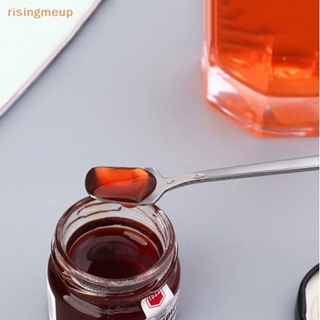 [risingmeup] ชุดช้อนชา กาแฟ ขนมหวาน สเตนเลส สีเงิน ขนาดเล็ก