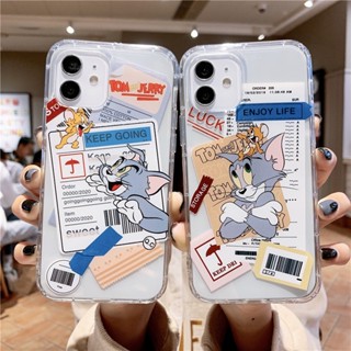 เคสโทรศัพท์มือถือ แบบใส ลายการ์ตูนหนู และแมว สําหรับ Itel S23 4G S665L A60S A60 P40 S665L