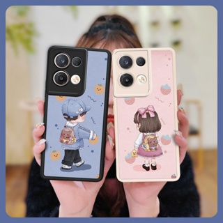 heat dissipation luxurious Phone Case For OPPO Reno8 Pro 5G couple Back Cover cute soft shell funny Phone lens protection