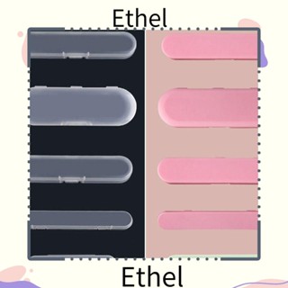 Ethel1 กล่องพลาสติกใส กันฝุ่น 10 แบบ อเนกประสงค์ สําหรับเก็บปากกา เครื่องประดับ 4 ชิ้น