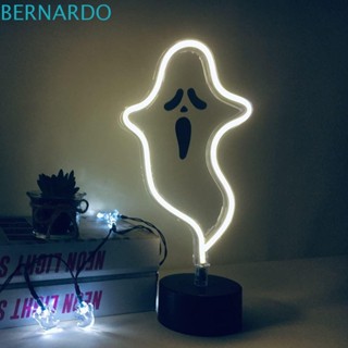 Bernardo ป้ายไฟนีออน LED รูปผี USB ใช้แบตเตอรี่ ทนทาน สําหรับห้องครัว