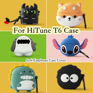 พร้อมส่ง!  เคสหูฟัง แบบนิ่ม ลายการ์ตูน สําหรับ HiTune T6 HiTune T6