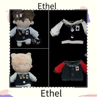 Ethel1 เสื้อโค้ทเบสบอล ขนาด 20 ซม. อุปกรณ์เสริม สําหรับตกแต่งบ้านตุ๊กตา