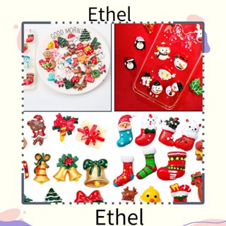 Ethel1 กิ๊บติดผมเรซิ่น รูปต้นคริสต์มาส 30 ชิ้น