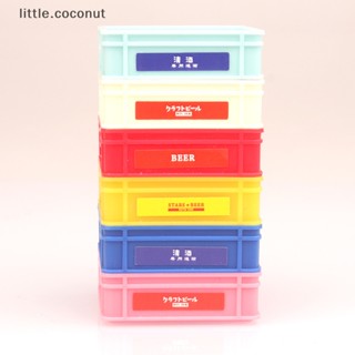 [little.coconut] ตะกร้าใส่เครื่องดื่ม ทรงสี่เหลี่ยม ขนาดเล็ก สําหรับตกแต่งบ้านตุ๊กตา