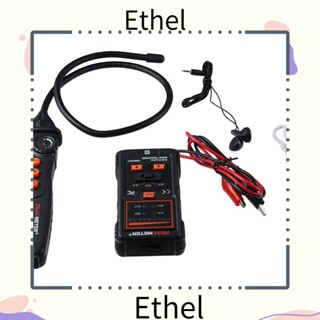 Ethel1 เครื่องตรวจจับสายไฟใต้ดิน ตรวจจับวงจรไฟฟ้า แบบมือถือ ใช้แบตเตอรี่ สีดํา