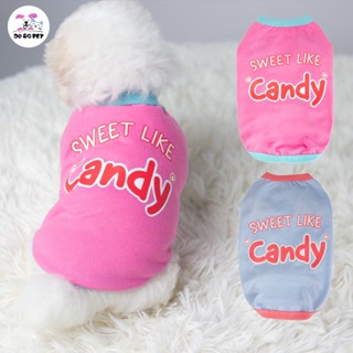 Dodo เสื้อกั๊ก แบบบาง สีชมพูลูกกวาด สไตล์ยุโรป อเมริกัน สําหรับสัตว์เลี้ยง สุนัข