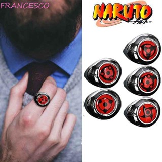 Francesco แหวนแฟชั่น ลายการ์ตูนอนิเมะ Ninja Naruto Uchiha Itachi เครื่องประดับ DIY