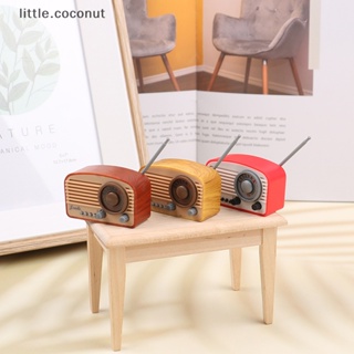 [little.coconut] โมเดลวิทยุจําลอง ขนาดเล็ก 1:12 DIY สําหรับตกแต่งบ้านตุ๊กตา 1 ชิ้น