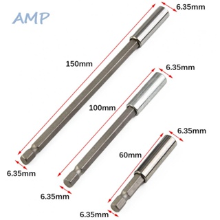 ⚡NEW 8⚡New Magnetic Steel Tools 3 Sizes Hex Universal Kit 3pcs Extension Bit Holder Set