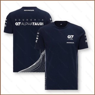 เสื้อยืดแขนสั้น พิมพ์ลายทีม Scuderia AlphaTauri HQ1 2023 F1 พลัสไซซ์ QH1