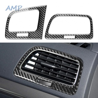 ⚡NEW 8⚡Outlet Decor 2pc/set 2pcs 2x Accessories Carbon Fiber Cover Trim Parts