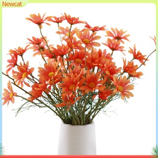 {Newcat} โมเดลดอกไม้จิ๋ว ไม่ซีดจาง สีสดใส สําหรับตกแต่งบ้าน